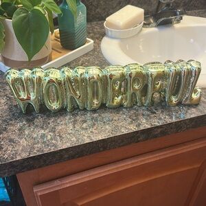 Wonderful sign
